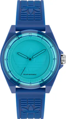Produktbild von Adidas Uni Uhr PROJECT FOUR SOLAR Kunststoff blau AOST25528