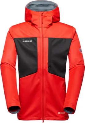Produktbild von Ultimate VIII SO Hooded Jacket Men, Softshell Jacke Herren - Mammut, Farbe:mammut red-black, Größe:XL