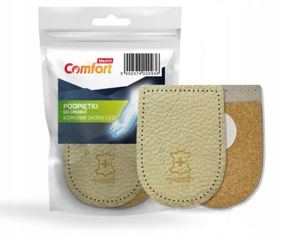 Produktbild von Mazbit F-044/2 Kork-Ferseneinlagen Leder Komfort L
