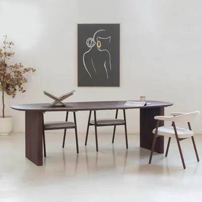 Produktbild von Giga Meubel Esstisch Aya - Dunkelbraunes Mangoholz - 180x90x76cm