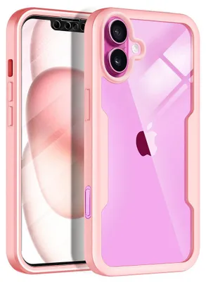 Obrázok produktu pre Techsuit Kryt ColorVerse 360 + ochranné sklo pre iPhone 16 Plus – ružový