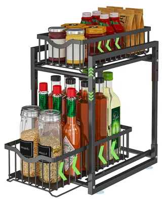 Immagine prodotto di Spazio di stoccaggio sotto il lavello: scaffale per spezie con cassetto estraibile