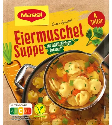 Image de Maggi Bon Appétit Soupe de moules aux œufs avec des ingrédients naturels 63g