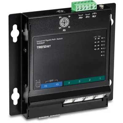Obrázok produktu pre Trendnet TI-PG62F Sieťový prepínač Gigabit Ethernet (10/100/1000) napájanie cez Ethernet (PoE) čierny