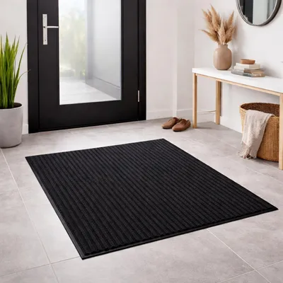 Produktbild von XXL Schmutzfangmatte Fußmatte Türmatte 180x120cm schwarz