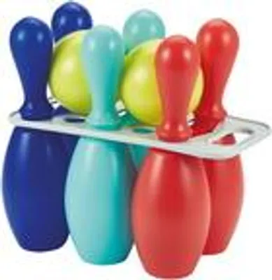 Image de 6 Quilles Bowling En Plastique 23Cm