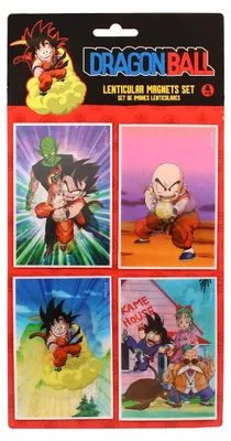 Productafbeelding van Set van 4 linzenmagneten, Dragon Ball