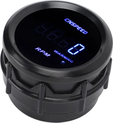 Produktbild von 2-Zoll-Auto-Digital-Tachometer, 12 V, 0 bis 9999 U/min, ultradünn, präzises 52-mm-Tacho-Messgerät mit blauem Licht