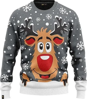 JAP Rudolf das Rentier Grün Lustiger Hässlicher