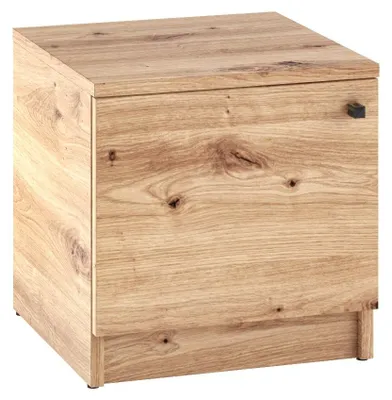 Produktbild von Masseno Nachttisch NATURIO Nachtschrank Beistelltisch für Schlafzimmer 40 x 40,5 x 40 cm Eiche Artisan