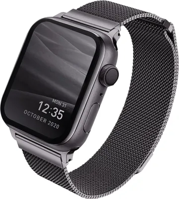 Immagine prodotto di Uniq Pasek Dante Apple Watch Series1/2/3/4/5/6/7/8/9/Se/Se2 38/40/41Mm in acciaio inox Grafitowy/Graphite