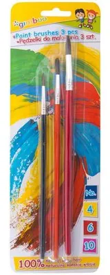 Image de GIMBOO Brosses No. 4-6-10 3 pcs blister 17306411-99