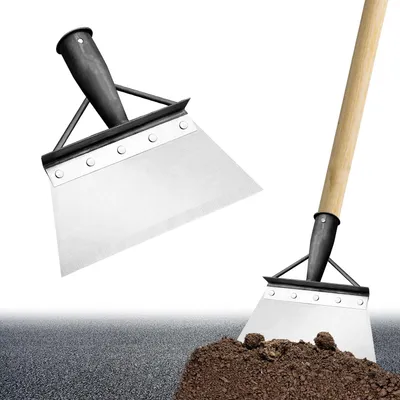 Produktbild von Schaufel & Spaten Multifunktionale Gartenschaufel, Reinigungsschaufel, 21 cm, Schlagschere, Manganstahl, Unkrautschaufel, Outdoor-Unkrautschaber, zum