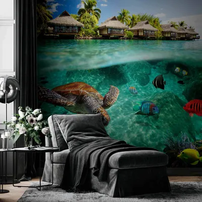 Produktbild von Vlies Fototapete - Under the surface of water 150x105 cm Tiere c-A-0027-a-a
