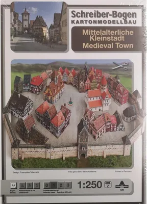 Produktbild von Schreiber-Bogen Kartonmodellbau Mittelalterliche Kleinstadt Z