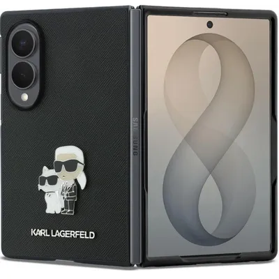 Produktbild von Handyhülle Karl Lagerfeld Saffiano Pins für Galaxy Z Fold8, Schwarz