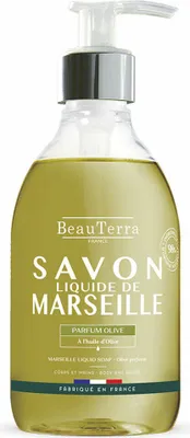 Produktbild von Flüssigseife Beauterra Savon de Marseille Olive 300 ml
