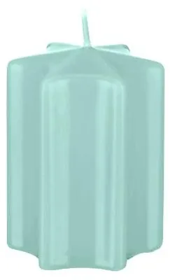 Produktbild von Sternkerzen Türkis 8 x Ø 6 cm, 8 Stück