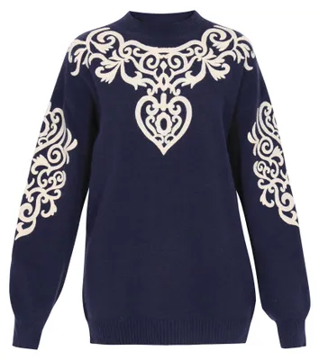 Produktbild von VIRITA damen pullover - marine, M/L