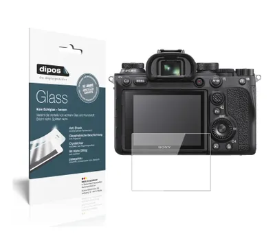 Produktbild von 2x Schutzfolie für Sony Alpha 99 II - Anti-Shock 9H Folie dipos Glass Kunststoffglas