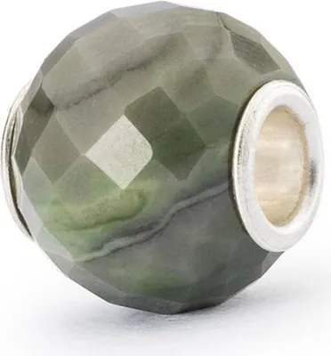 Produktbild von Trollbeads Runder Grüner Calzit, Facettiert Bead TSTBE-00035
