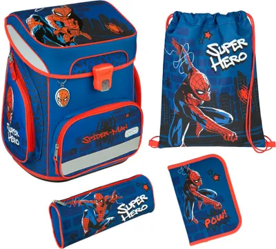 Produktbild von SCOOLI EasyFit Spiderman V1 Schulranzen Set, 5tlg.