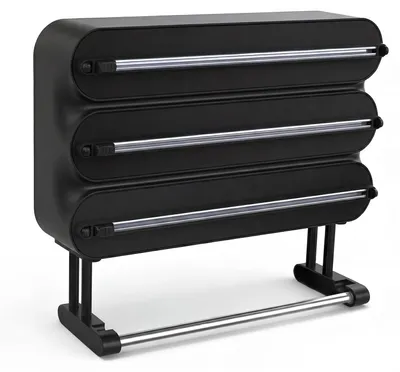Immagine prodotto di Omgoods - Porta rotoli multifunzione 4 in 1 per cucina, con dispenser per pellicola