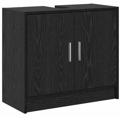 Imagen del producto de Armario de baño moderno con 2 puertas en roble