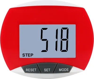 Produktbild von Präziser Schrittzähler, tragbarer Schrittzähler mit LCD-Bildschirm zum Joggen, Wandern, Laufen, Gehen