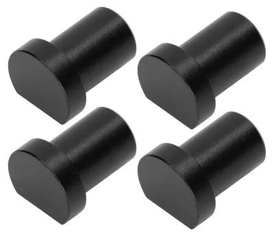 Obrázek produktu pro 4PCS Dřevoobráběcí stolní limitní bloky Multifunkční pracovní stůl Peg Brake Stops 20 mm průměr černá