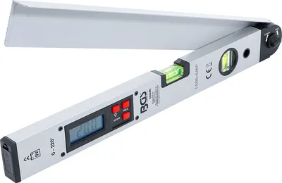 Produktbild von BGS 50440 Digitaler LCD Winkelmesser mit Wasserwaage, 450 mm
