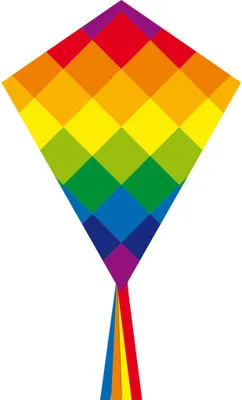 Immagine prodotto di Aquilone per bambini a linea singola HQ Eddy Rainbow Patchwork 70 cm