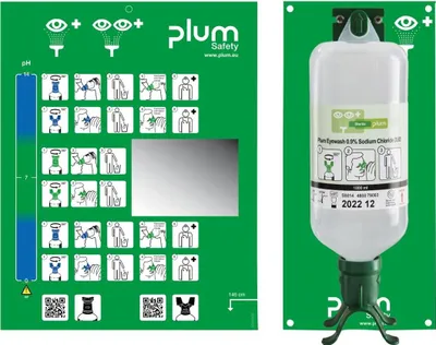 Produktbild von Plum Augenspülstation Duo, incl.1 Fl.1000 ml