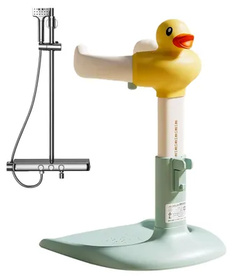 Produktbild von Baby-Duschständer, Baby-Standdusche – tragbarer, rutschfester Badewannenständer mit verstellbarer Höhe für 6–24 Monate Kleinkinder, und Mädchen