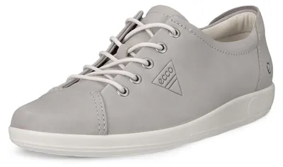 Immagine prodotto di Ecco SOFT 2.0 scarpe da donna - scarpe basse comode e stringate grigio tempo libero NUOVO