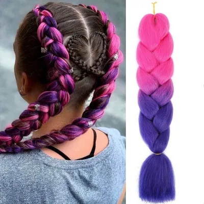 Image de Flamenco Mystique Syntetické barevné vlasy 120 cm husté ombre WLS50