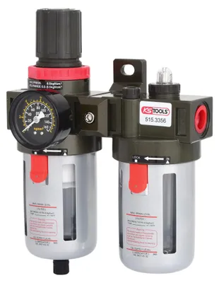 Zdjęcie produktu dla KS TOOLS 1/2" jednostka serwisowa sprężonego powietrza 0,5-12 bar - 515.3356