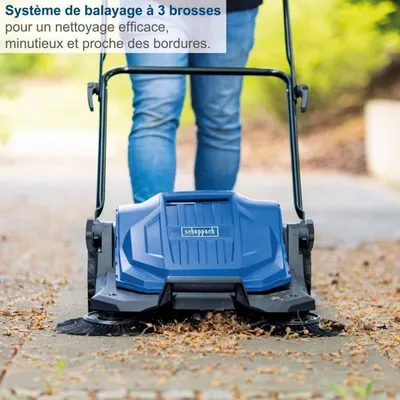 Immagine prodotto di Spazzatrice S800, larghezza di spazzamento 650 mm, capacità del contenitore 20 l, per superfici fino a 2600 m²