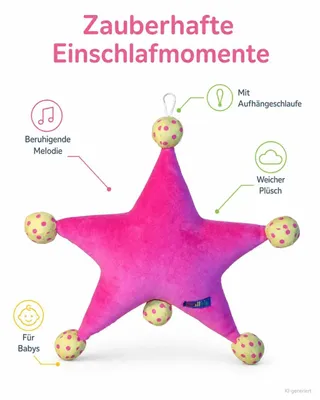 Produktbild von Spieluhr Stern, pink