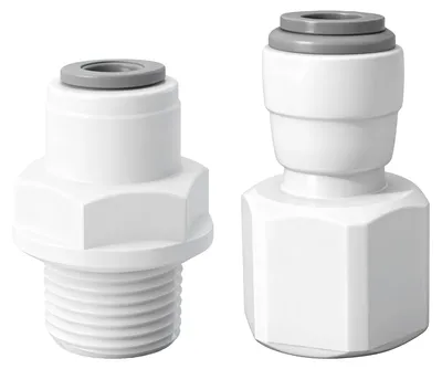 Wasserfilter-Schnellkupplungsadapter 2 Stück 3/8" auf 1/4"