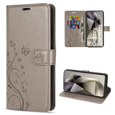 Produktbild von Hülle für Samsung Galaxy S24 Ultra Handyhülle Handy Tasche Wallet Case Flipcover