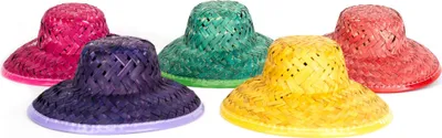 Produktbild von Bunte Mini-Strohhüte mit Gummizug