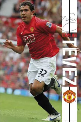Immagine prodotto di Calcio - Poster - Tevez, Manchester