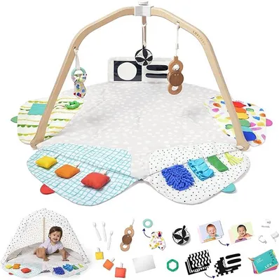 Immagine prodotto di | Tappetino gioco modulare | Tappetino gioco pluripremiato, progettato per favorire lo sviluppo del bambino dalla nascita fino all'età prescolare
