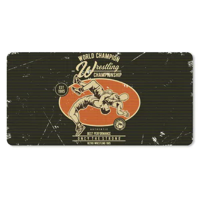 Produktbild von MuchoWow® Mauspad Mousepad Jahrgang - Ringen - Sport 60x30 cm - Mousepads - Maus Mat - Pad - Mausunterlage - Nachhaltig