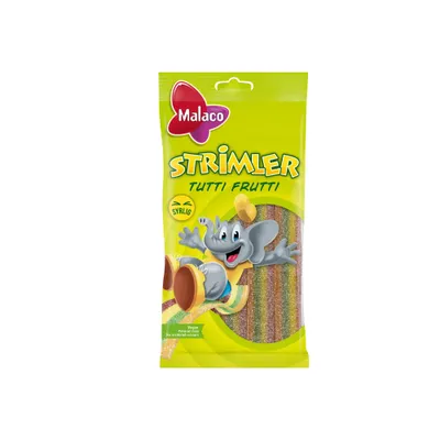 Produktbild von Malaco Strimler Tutti Frutti 80g