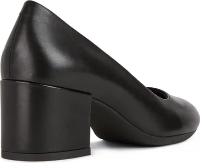 Produktbild von Geox D ELEANA A Leder Rindsleder Vollnarben Damen Schwarz Heels