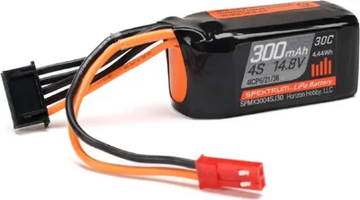 Produktbild von Spektrum LiPo 14.8V 300mAh 30C JST