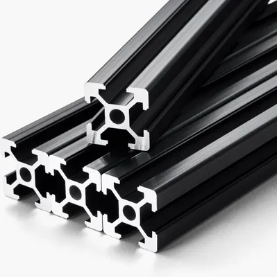 Obrázek produktu pro 4 ks 47,2 palce (1200 mm) T-drážka 2020 hliníkový extrudovaný eloxovaný lineární kolejnice