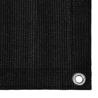 Produktbild von vidaXL Zeltteppich 400x700 cm Schwarz HDPE